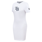 MLB TAMPA BAY RAYS CLASSIC ROBE MOULANTE POUR FEMME (BLANC)