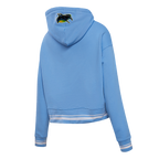 MLB TAMPA BAY RAYS RETRO CLASSIC WOMEN'S RIB CROPPED PULLOVER HOODIE (UNIVERSITY BLUE)
