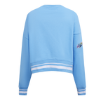 MLB TAMPA BAY RAYS RETRO CLASSIC CHANDAIL À COL ROND CÔTELÉ POUR FEMME (BLEU UNIVERSITÉ)