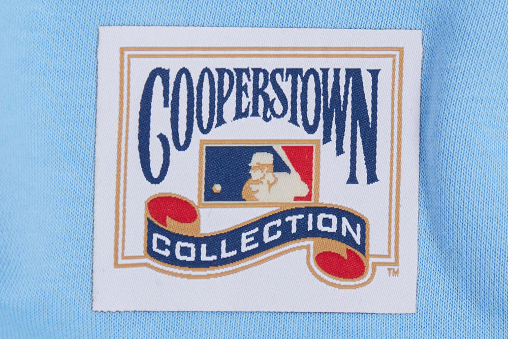 MLB TAMPA BAY RAYS RETRO CLASSIC CHANDAIL À COL ROND CÔTELÉ POUR FEMME (BLEU UNIVERSITÉ)