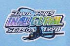 MLB TAMPA BAY RAYS RETRO CLASSIC CHANDAIL À COL ROND CÔTELÉ POUR FEMME (BLEU UNIVERSITÉ)