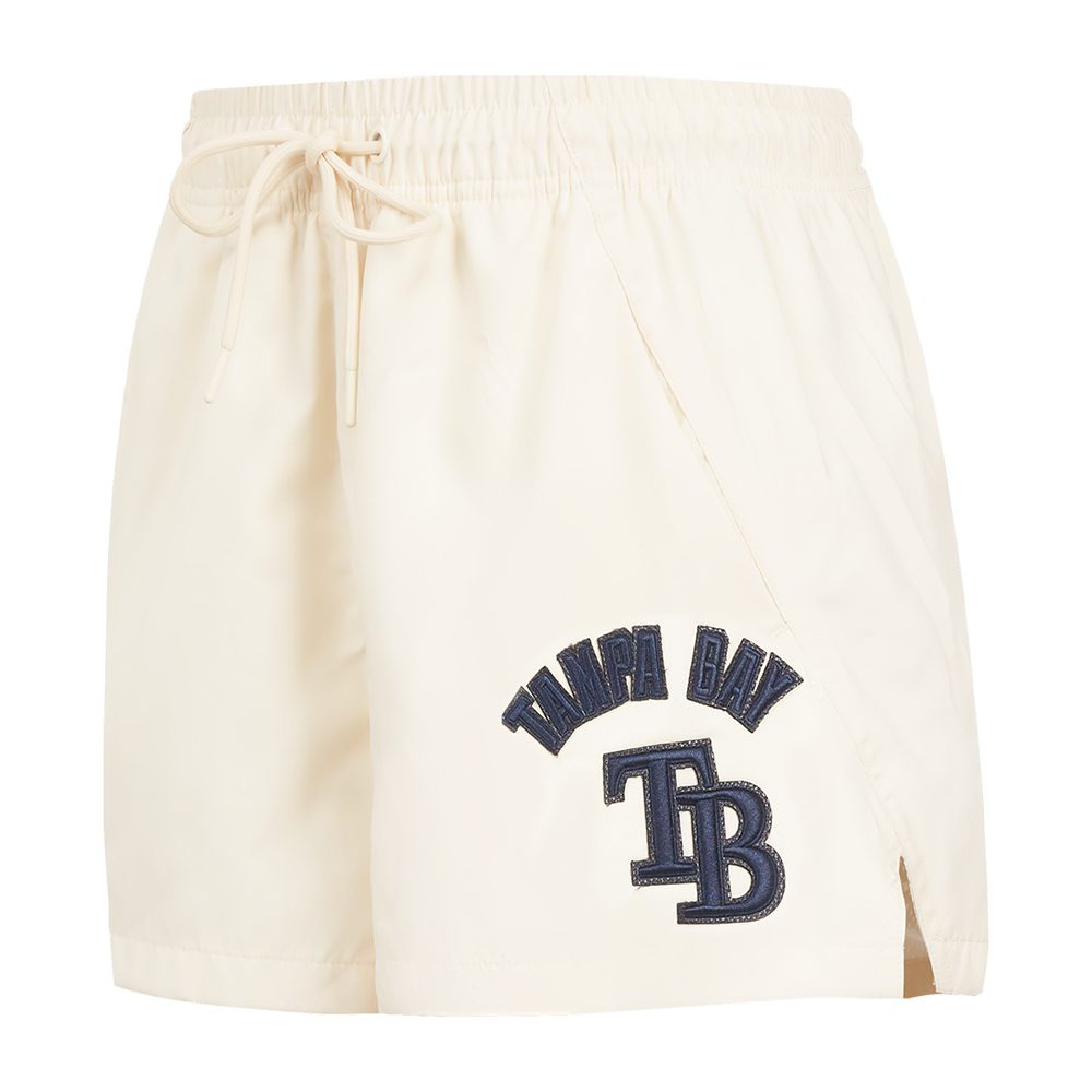 MLB TAMPA BAY RAYS TRIPLE TONAL W WOVEN WOMEN'S SHORT (EGGSHELL)