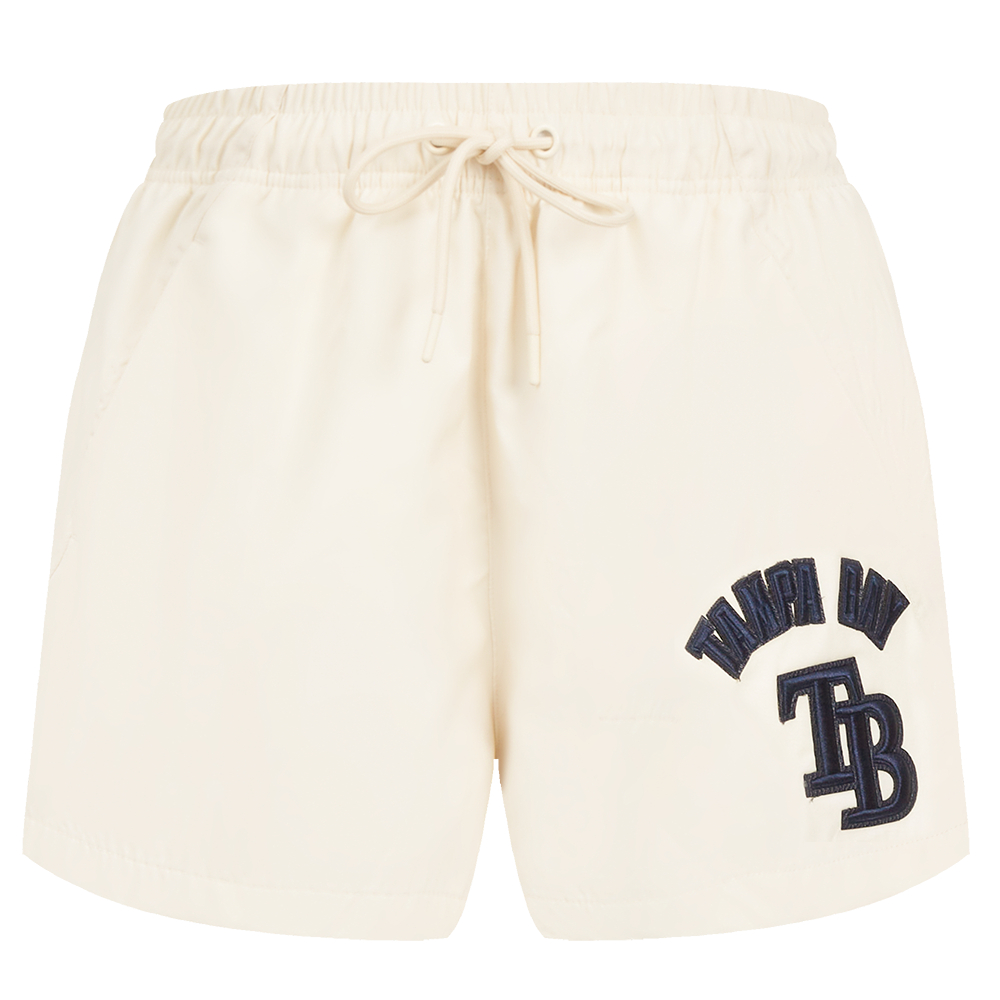 MLB TAMPA BAY RAYS TRIPLE TONAL W WOVEN WOMEN'S SHORT (EGGSHELL)
