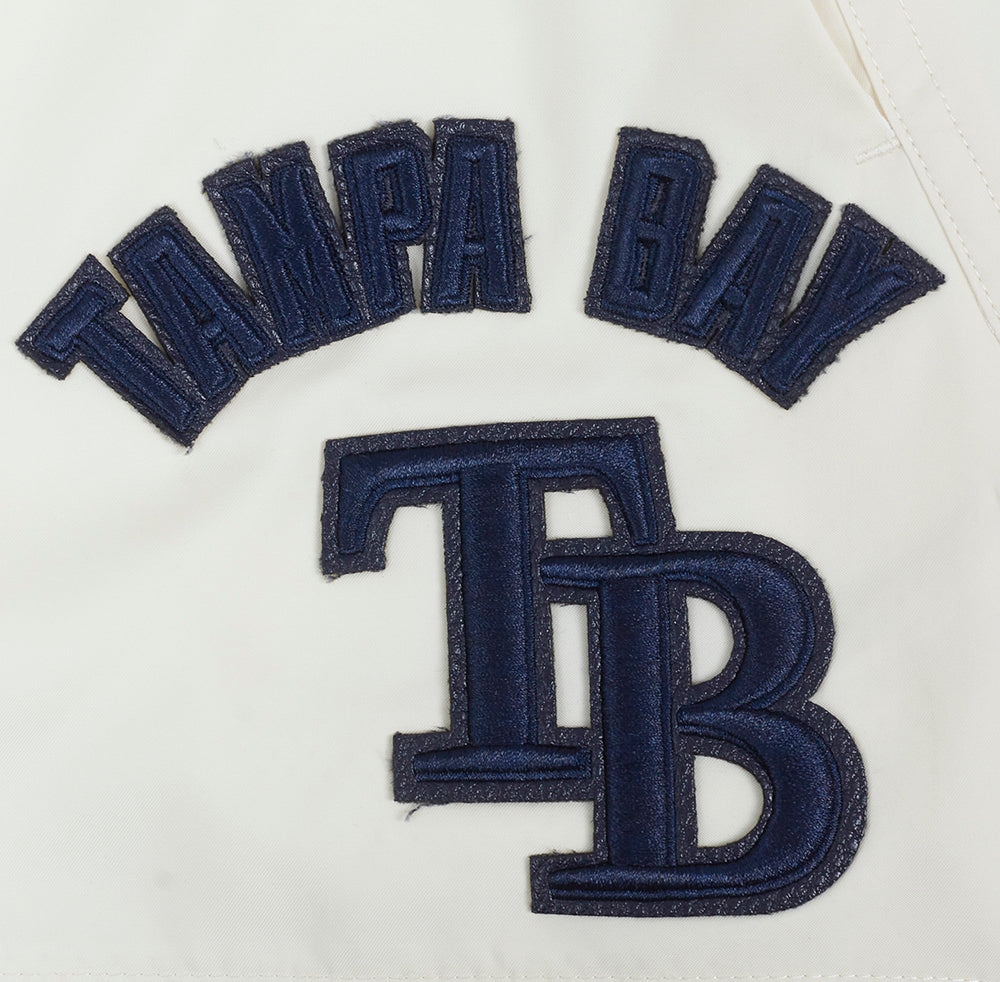 MLB TAMPA BAY RAYS TRIPLE TONAL W WOVEN WOMEN'S SHORT (EGGSHELL)