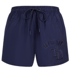 MLB TAMPA BAY RAYS TRIPLE TONAL W WOVEN WOMEN'S SHORT (MIDNIGHT NAVY)