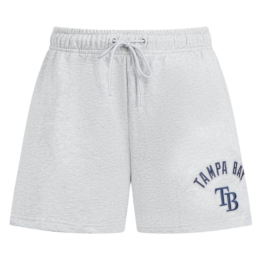 MLB TAMPA BAY RAYS CLASSIC WOMEN'S FLEECE SHORT (HEATHER GREY)