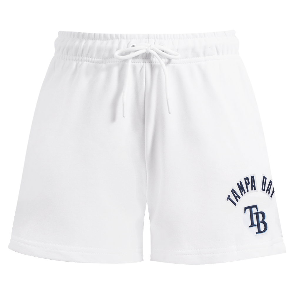 MLB TAMPA BAY RAYS CLASSIC WOMEN'S FLEECE SHORT (WHITE)