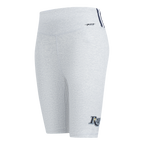 MLB TAMPA BAY RAYS CLASSIC WOMEN'S COTTON BIKE SHORT (HEATHER GREY)