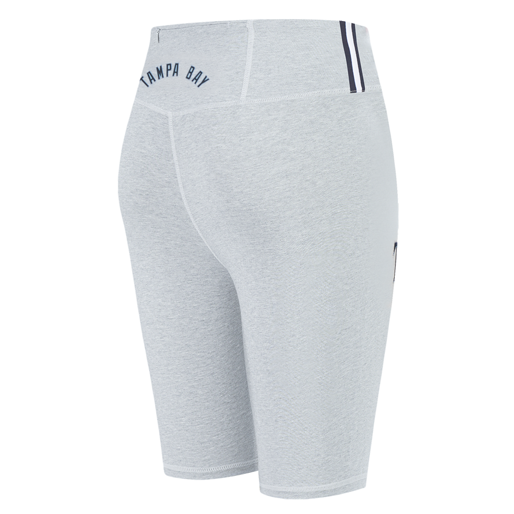 MLB TAMPA BAY RAYS CLASSIC WOMEN'S COTTON BIKE SHORT (HEATHER GREY)