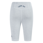 MLB TAMPA BAY RAYS CLASSIC WOMEN'S COTTON BIKE SHORT (HEATHER GREY)