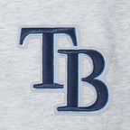 MLB TAMPA BAY RAYS CLASSIC WOMEN'S COTTON BIKE SHORT (HEATHER GREY)