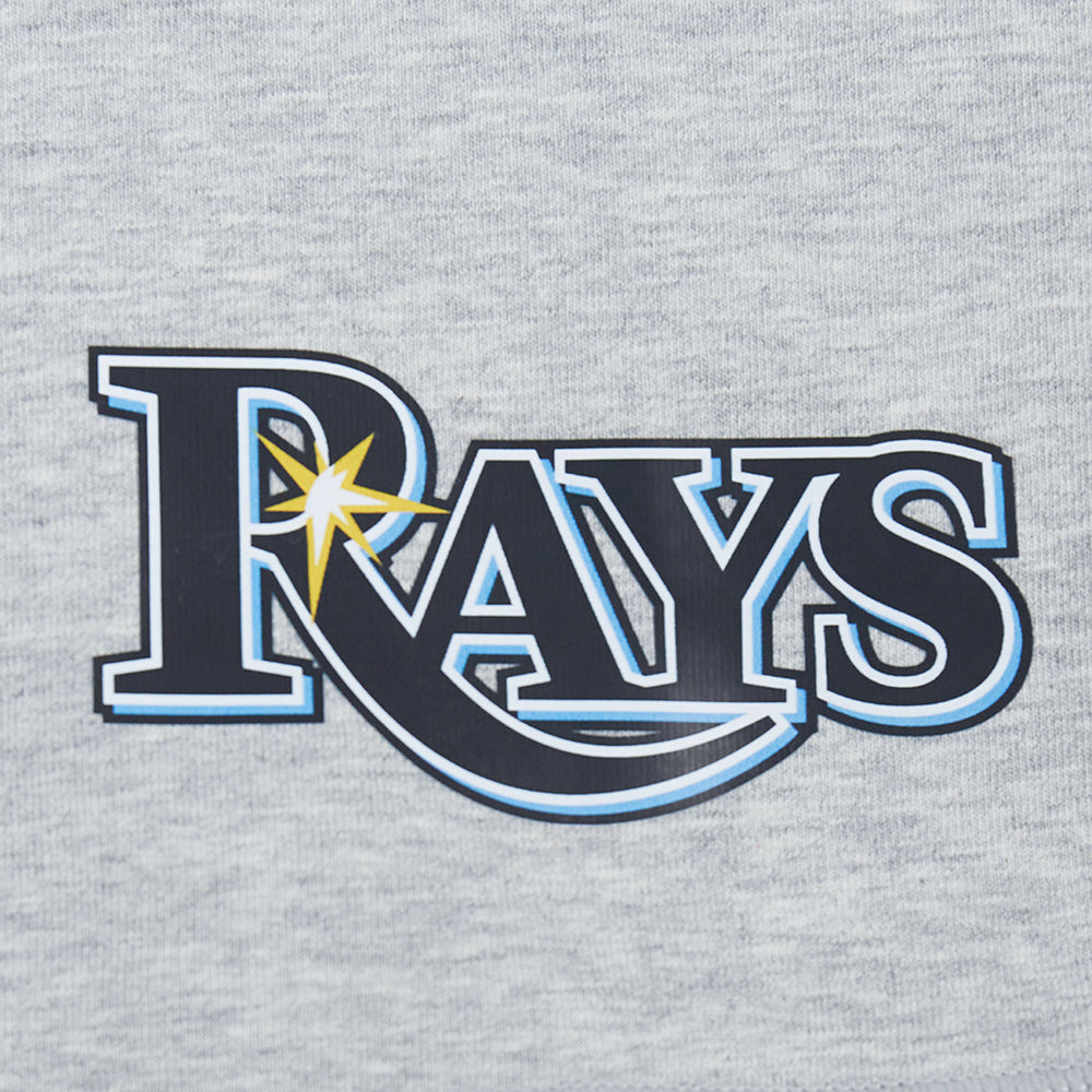 MLB TAMPA BAY RAYS CLASSIC WOMEN'S COTTON BIKE SHORT (HEATHER GREY)