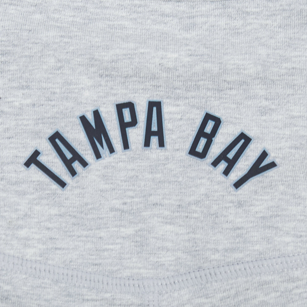 MLB TAMPA BAY RAYS CLASSIC WOMEN'S COTTON BIKE SHORT (HEATHER GREY)