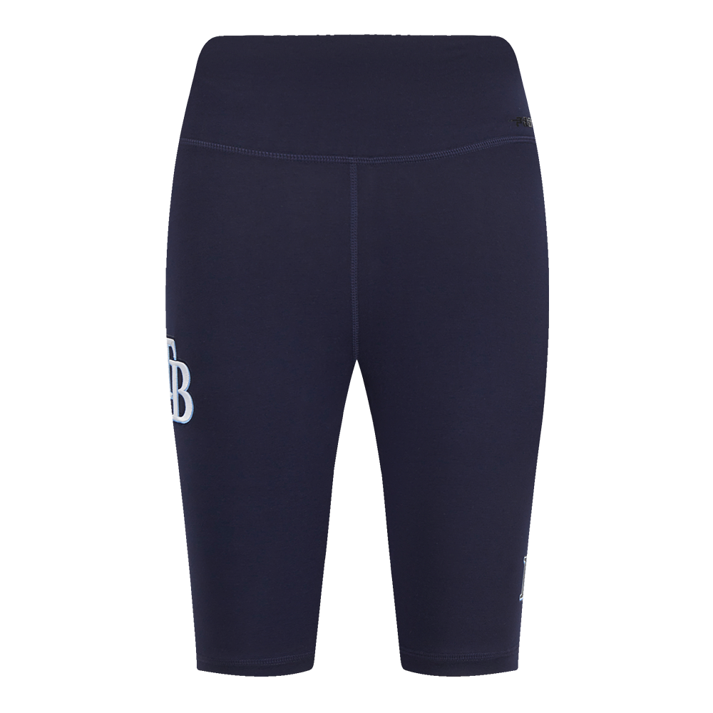 MLB TAMPA BAY RAYS CLASSIC WOMEN'S COTTON BIKE SHORT (MIDNIGHT NAVY)