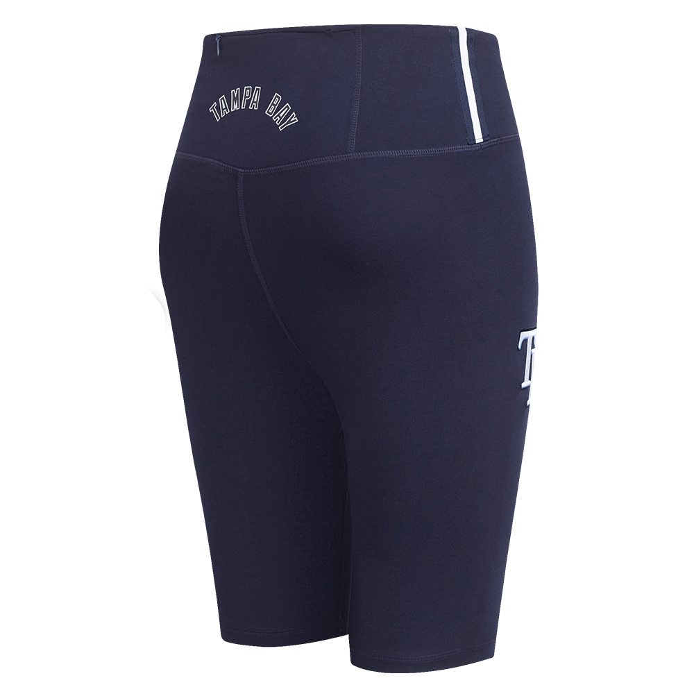MLB TAMPA BAY RAYS CLASSIC WOMEN'S COTTON BIKE SHORT (MIDNIGHT NAVY)
