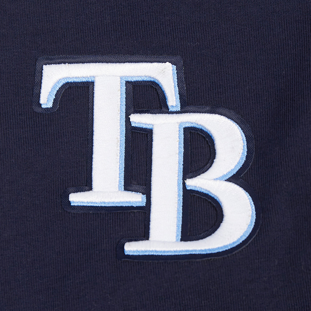 MLB TAMPA BAY RAYS CLASSIC WOMEN'S COTTON BIKE SHORT (MIDNIGHT NAVY)