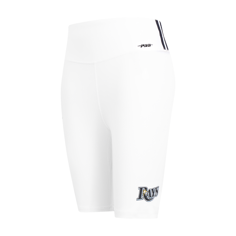 MLB TAMPA BAY RAYS CLASSIC WOMEN'S COTTON BIKE SHORT (WHITE)