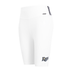 MLB TAMPA BAY RAYS CLASSIC WOMEN'S COTTON BIKE SHORT (WHITE)