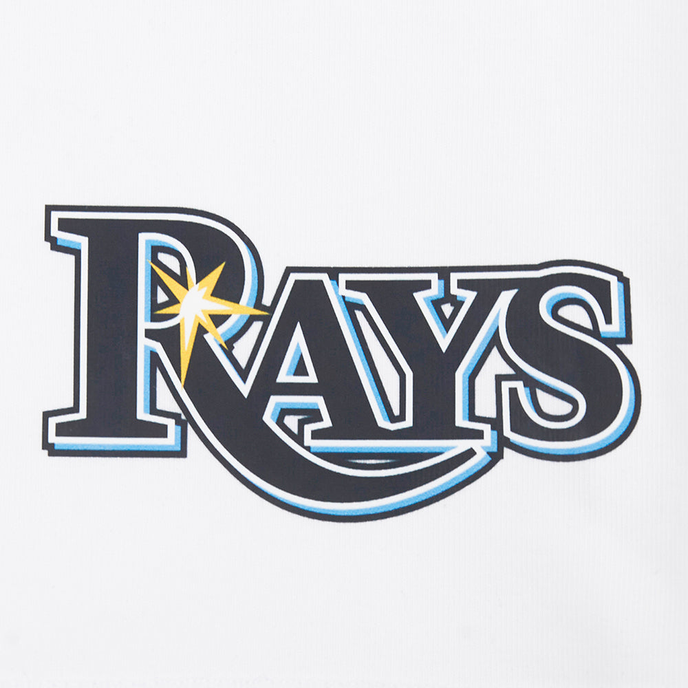 MLB TAMPA BAY RAYS CLASSIC WOMEN'S COTTON BIKE SHORT (WHITE)