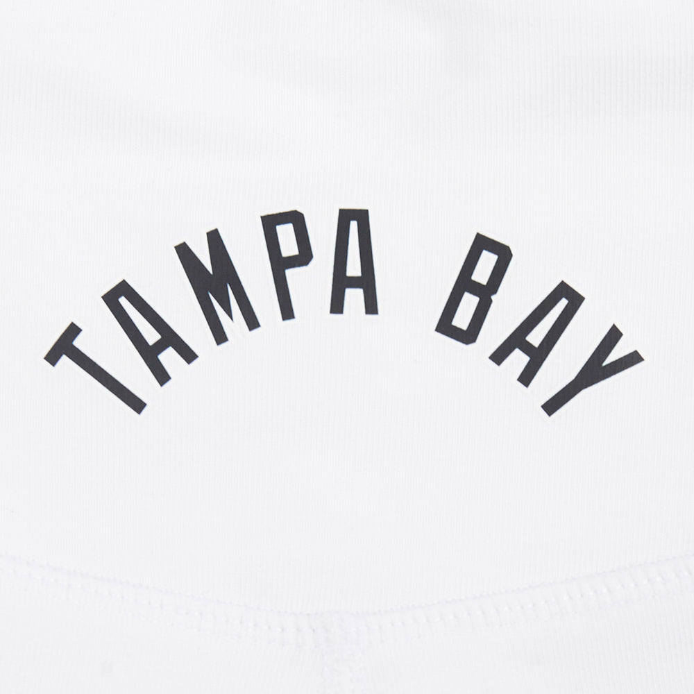 MLB TAMPA BAY RAYS CLASSIC WOMEN'S COTTON BIKE SHORT (WHITE)