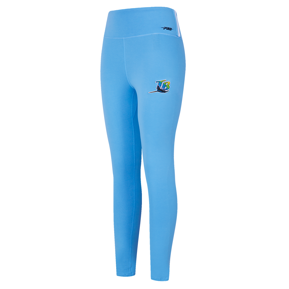 MLB TAMPA BAY RAYS RETRO CLASSIC LEGGING EN JERSEY POUR FEMME (BLEU UNIVERSITÉ)