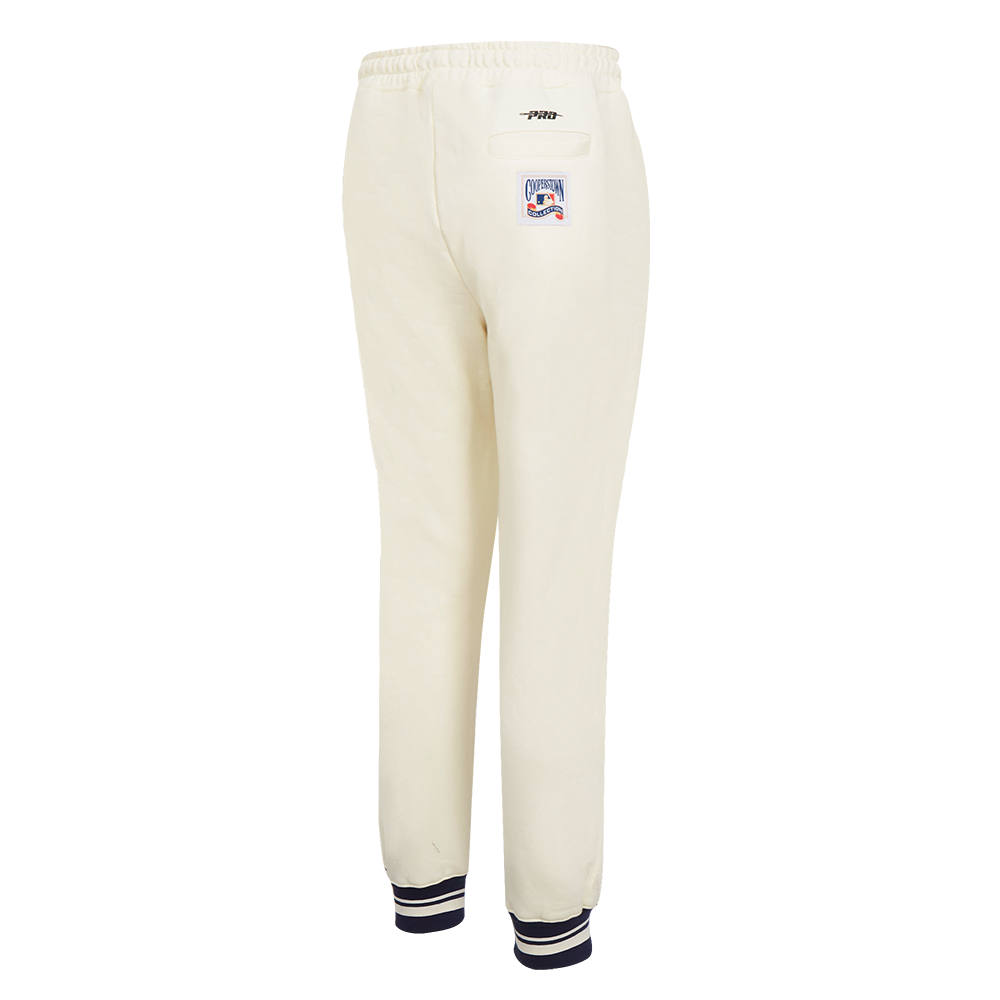 MLB TAMPA BAY RAYS RETRO CLASSIC PANTALON OUATÉ CÔTELÉ POUR FEMME (COQUILLE D'ŒUF/MARINE MINUIT)