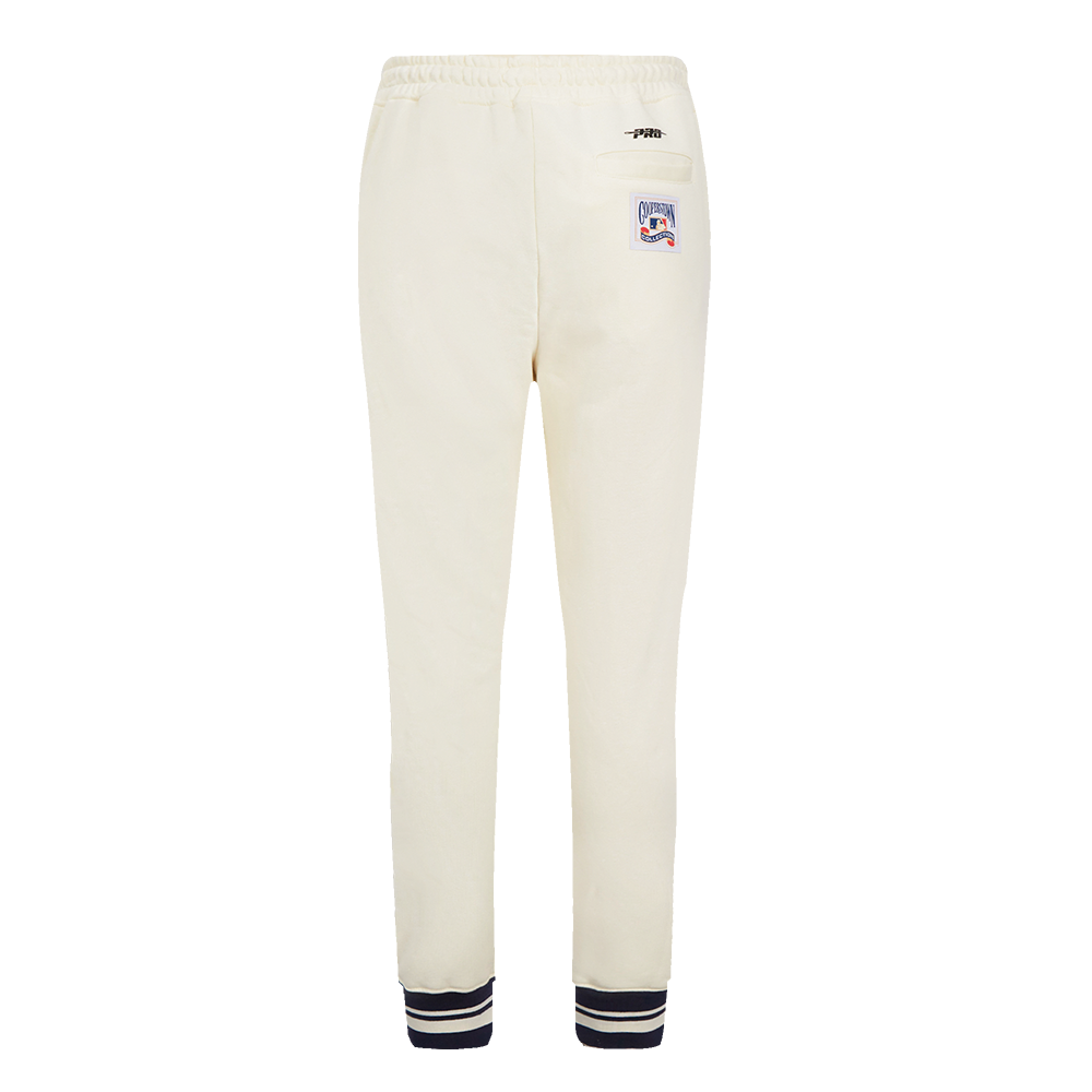 MLB TAMPA BAY RAYS RETRO CLASSIC PANTALON OUATÉ CÔTELÉ POUR FEMME (COQUILLE D'ŒUF/MARINE MINUIT)