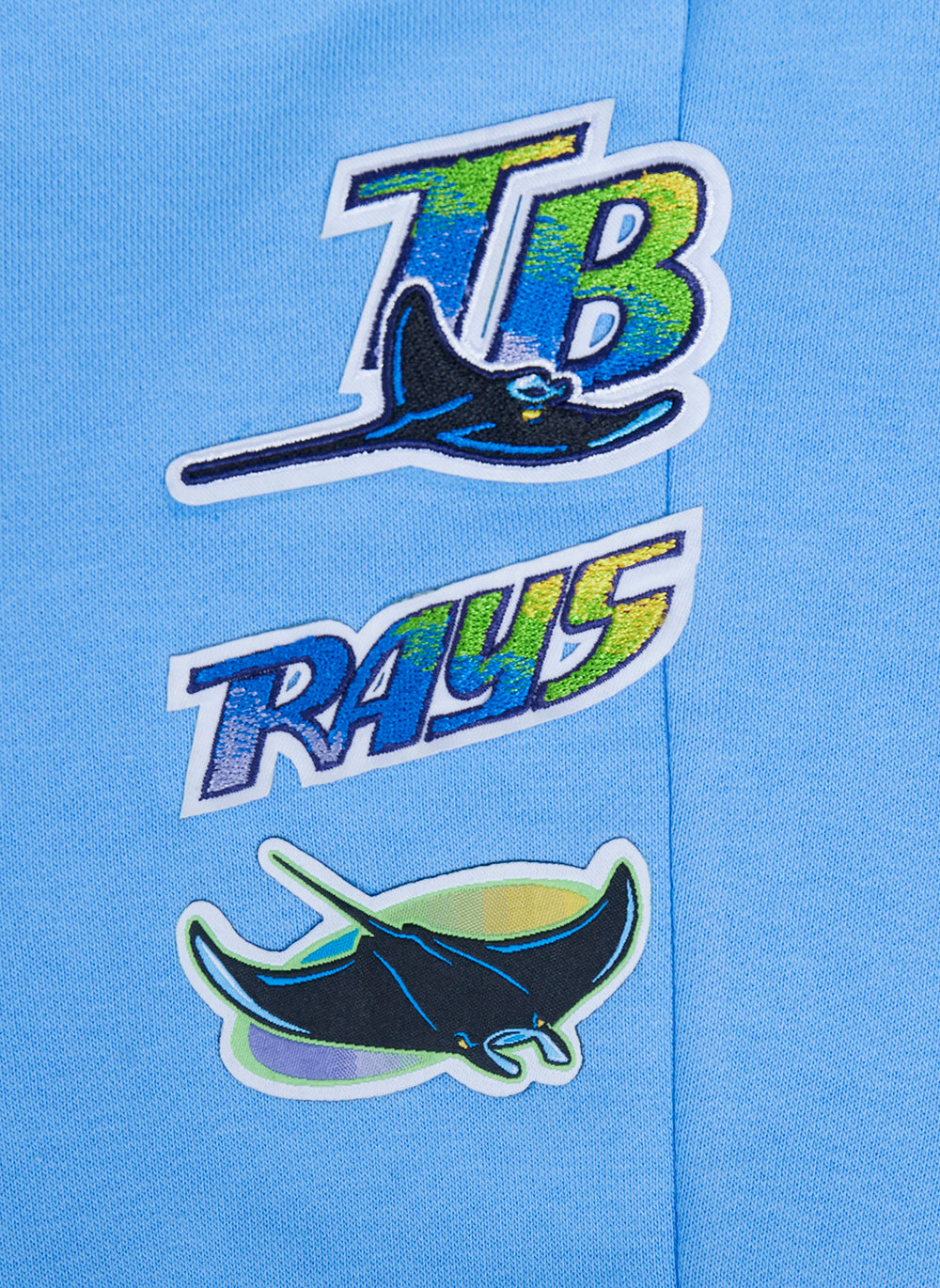 MLB TAMPA BAY RAYS RETRO CLASSIC PANTALON OUATÉ CÔTELÉ POUR FEMME (BLEU UNIVERSITÉ)