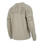 MLB TORONTO BLUE JAYS WINGSPAN MEN'S DROP SHOULDER LS TOP v2 (TAUPE)
