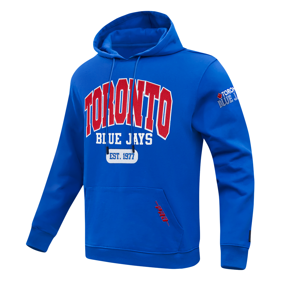 MLB TORONTO BLUE JAYS CITY ARCH MEN'S FLC PO HOODIE (ROYAL BLUE)