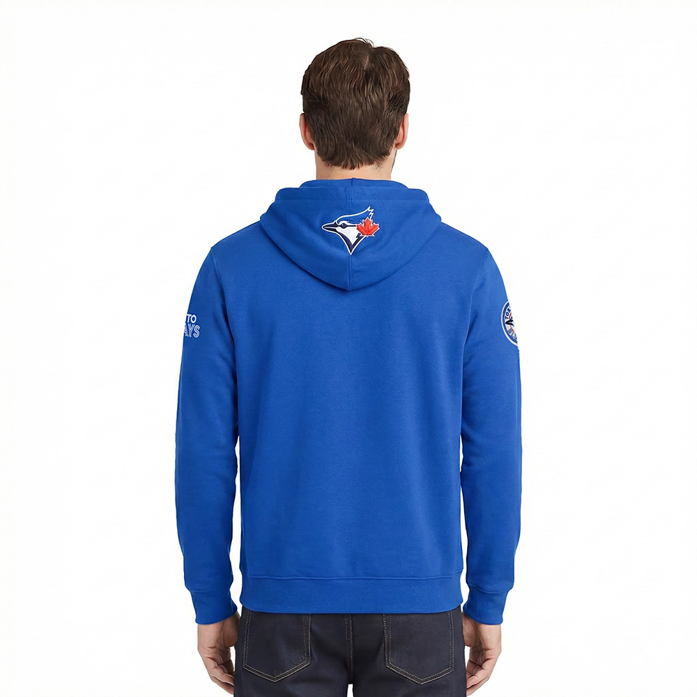 MLB TORONTO BLUE JAYS CITY ARCH MEN'S FLC PO HOODIE (ROYAL BLUE)