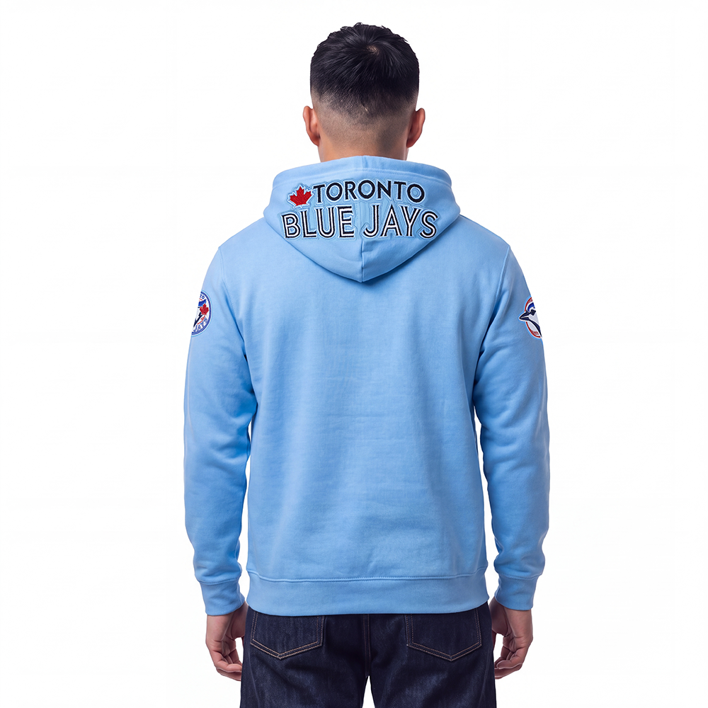 MLB TORONTO BLUE JAYS CLASSIC CHENILLE MEN'S CREWNECK (UNIVERSITY BLUE)