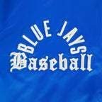 MLB TORONTO BLUE JAYS MODERN ORIGINALS MEN'S SATIN JACKET (ROYAL BLUE)