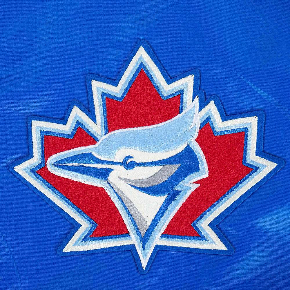 MLB TORONTO BLUE JAYS MODERN ORIGINALS MEN'S SATIN JACKET (ROYAL BLUE)