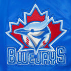 MLB TORONTO BLUE JAYS MODERN ORIGINALS MEN'S SATIN JACKET (ROYAL BLUE)