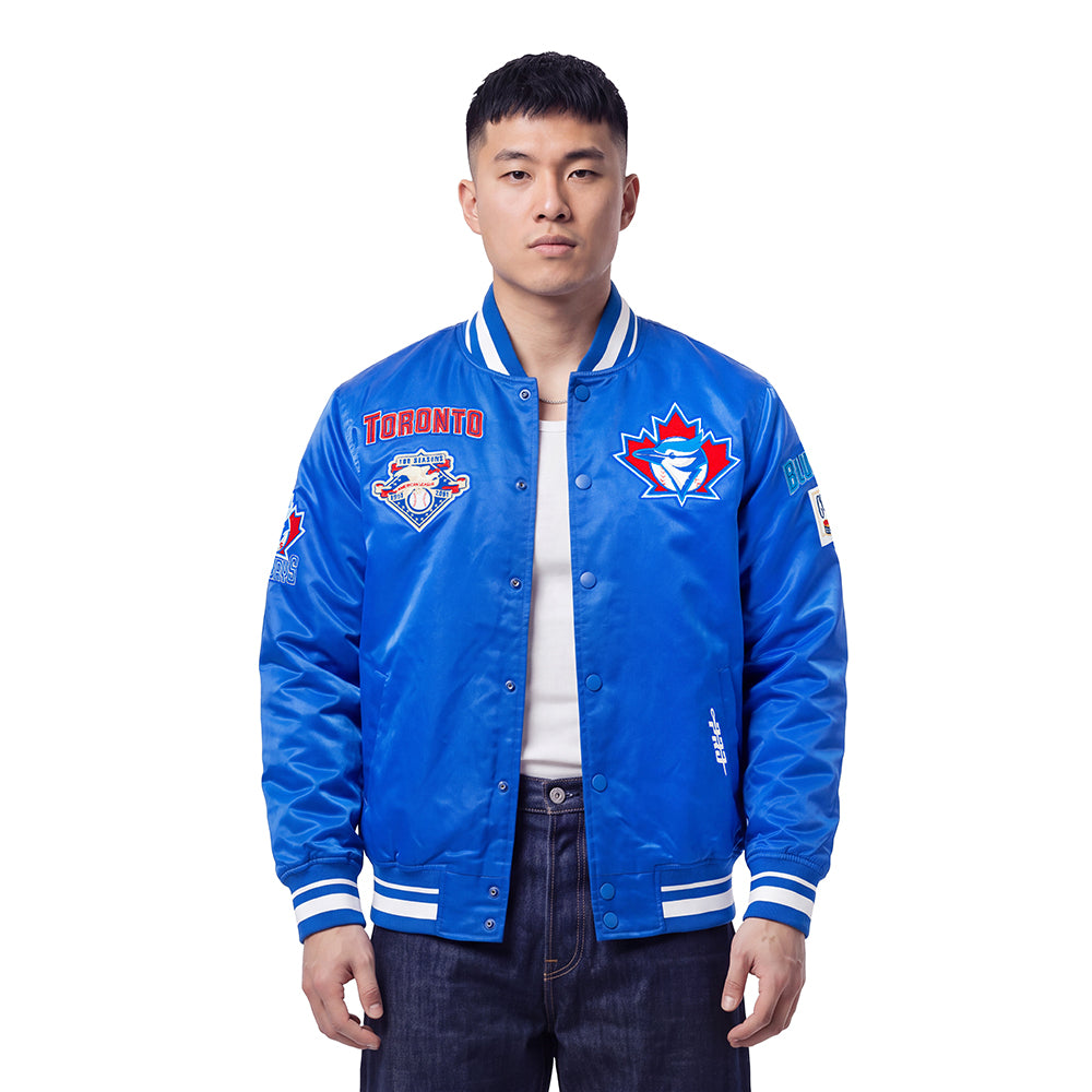MLB TORONTO BLUE JAYS RETRO CLASSICS MEN'S COAT (ROYAL BLUE)