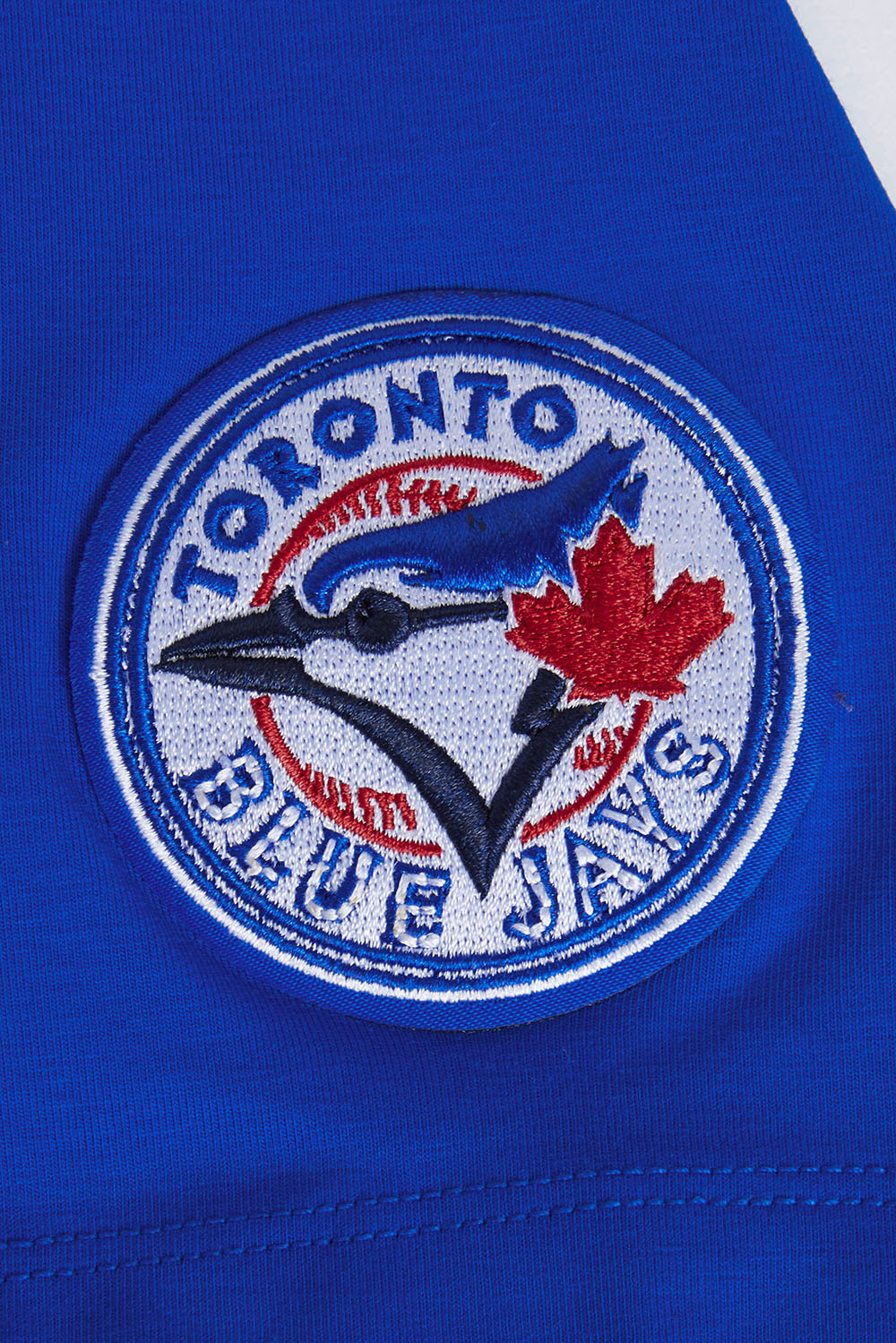 MLB TORONTO BLUE JAYS CLASSIC WOMEN'S SINGLE JERSEY BOXY TOP (ROYAL BLUE)