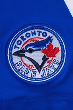 MLB TORONTO BLUE JAYS CLASSIC WOMEN'S SINGLE JERSEY BOXY TOP (ROYAL BLUE)