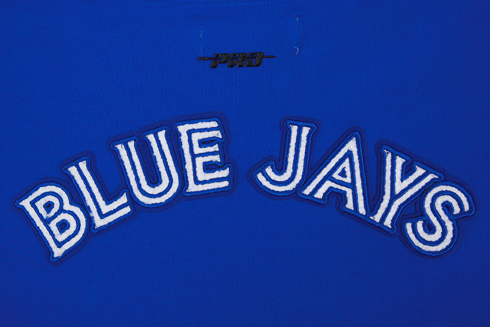 MLB TORONTO BLUE JAYS CLASSIC WOMEN'S SINGLE JERSEY BOXY TOP (ROYAL BLUE)