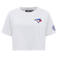 MLB TORONTO BLUE JAYS CLASSIC HAUT À COUPE CARRÉE POUR FEMME (BLANC)