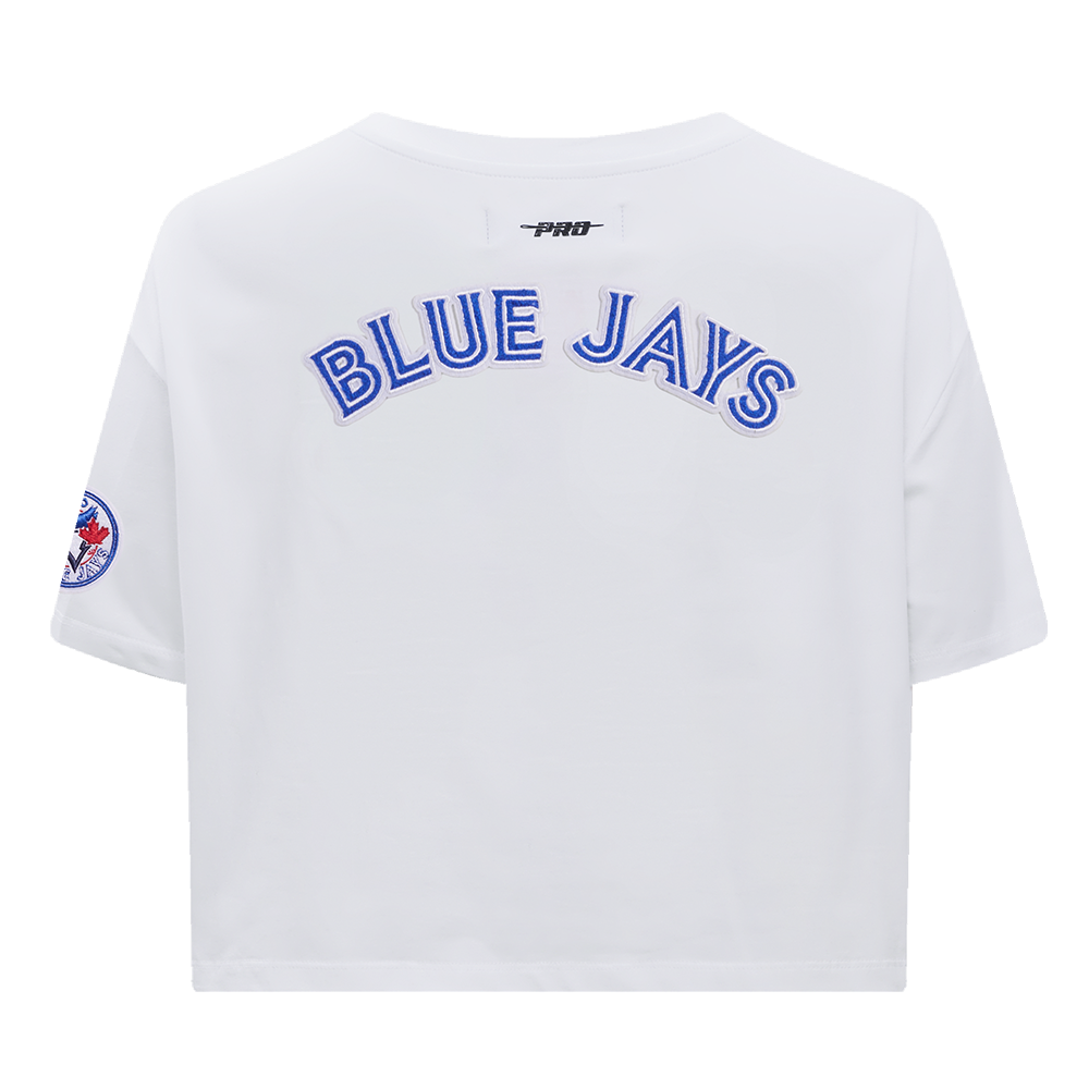 MLB TORONTO BLUE JAYS CLASSIC HAUT À COUPE CARRÉE POUR FEMME (BLANC)