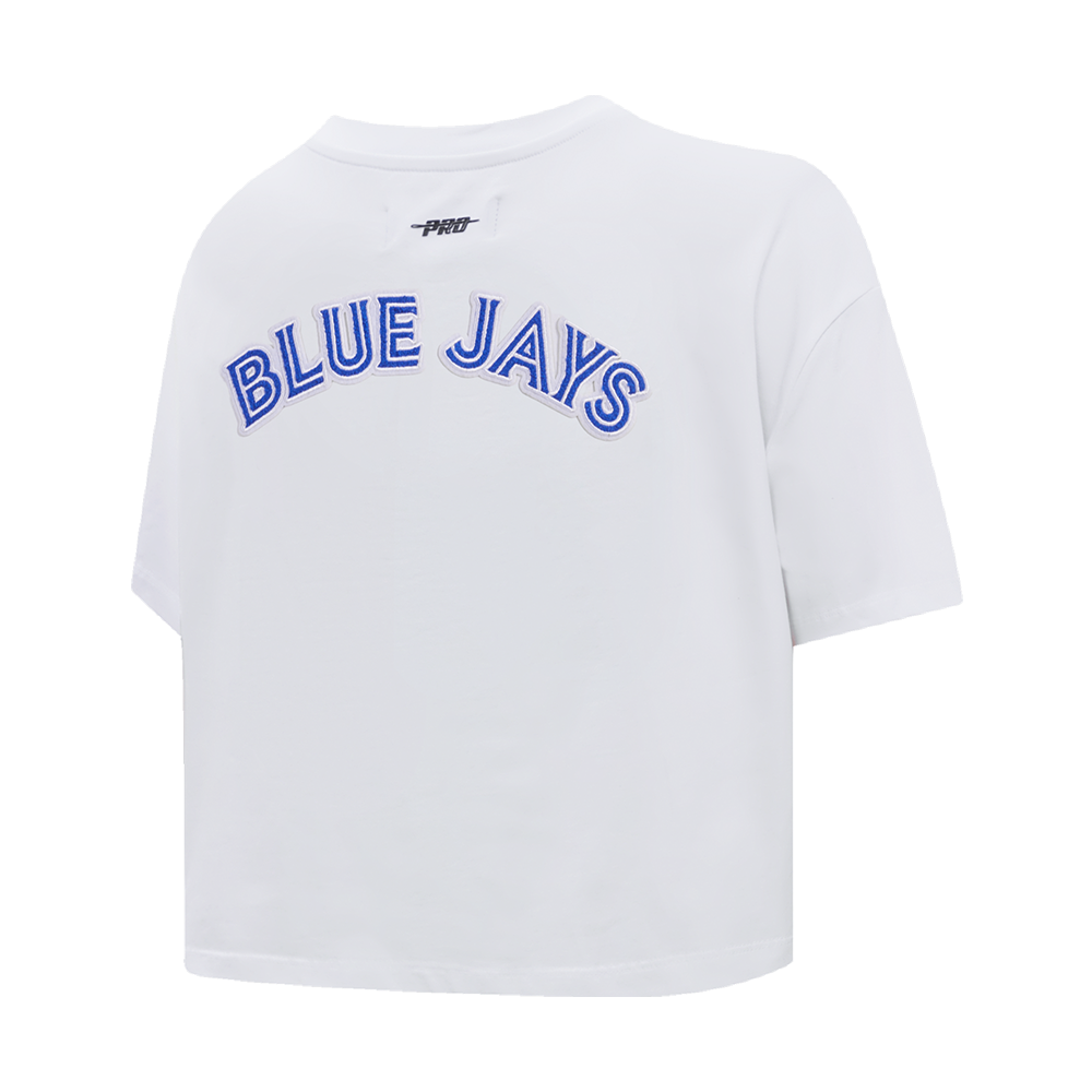 MLB TORONTO BLUE JAYS CLASSIC HAUT À COUPE CARRÉE POUR FEMME (BLANC)