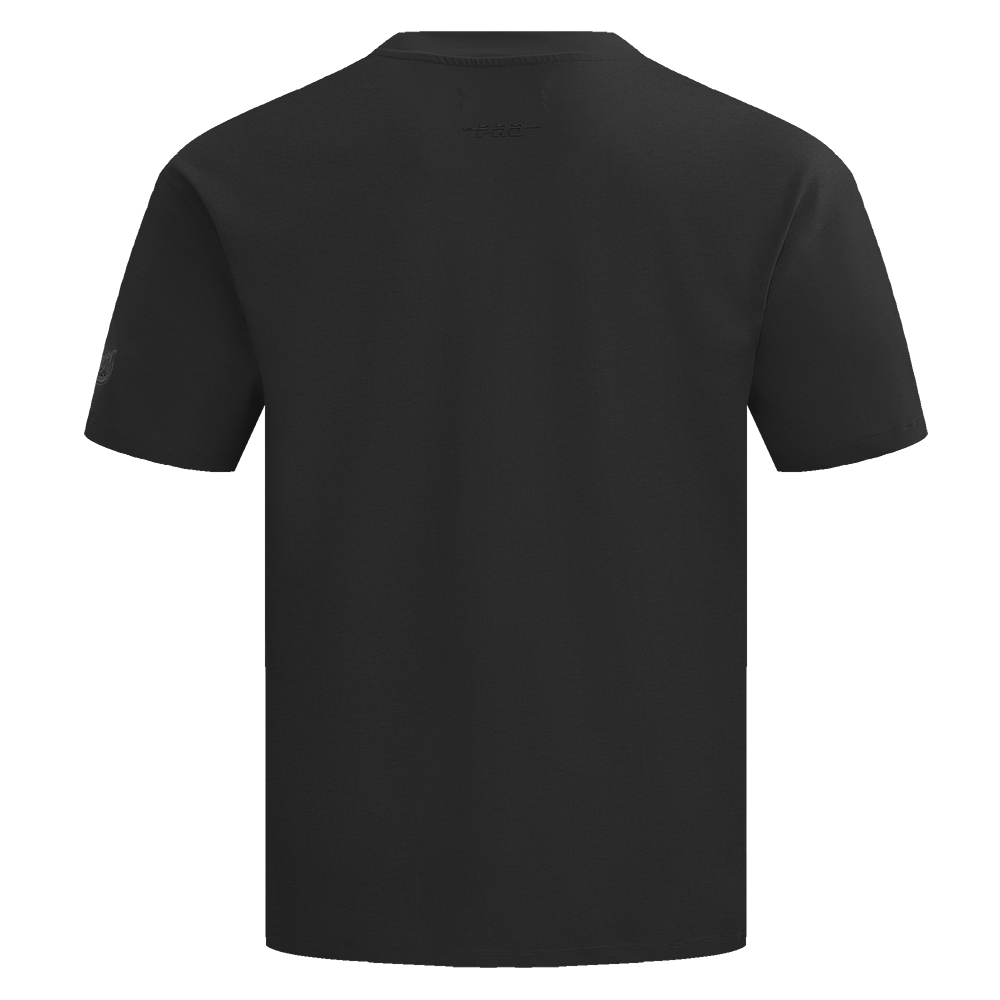 MLB TEXAS RANGERS NEUTRAL HAUT EN JERSEY DE COTON À ÉPAULES TOMBANTES POUR HOMME (NOIR)