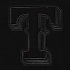 MLB TEXAS RANGERS NEUTRAL HAUT EN JERSEY DE COTON À ÉPAULES TOMBANTES POUR HOMME (NOIR)