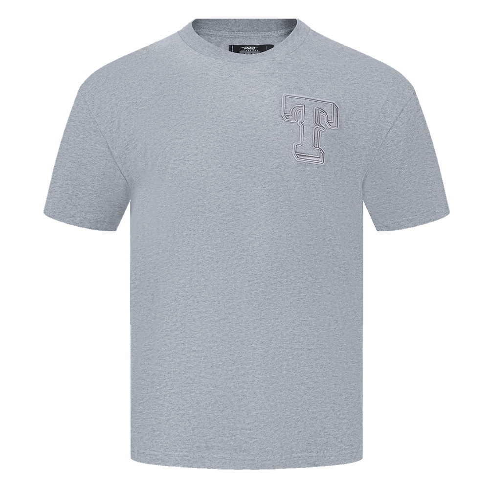 MLB TEXAS RANGERS NEUTRAL MEN'S  CJ DROP SHOULDER TOP (DARK HEATHER GRAY)