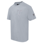 MLB TEXAS RANGERS NEUTRAL MEN'S  CJ DROP SHOULDER TOP (DARK HEATHER GRAY)