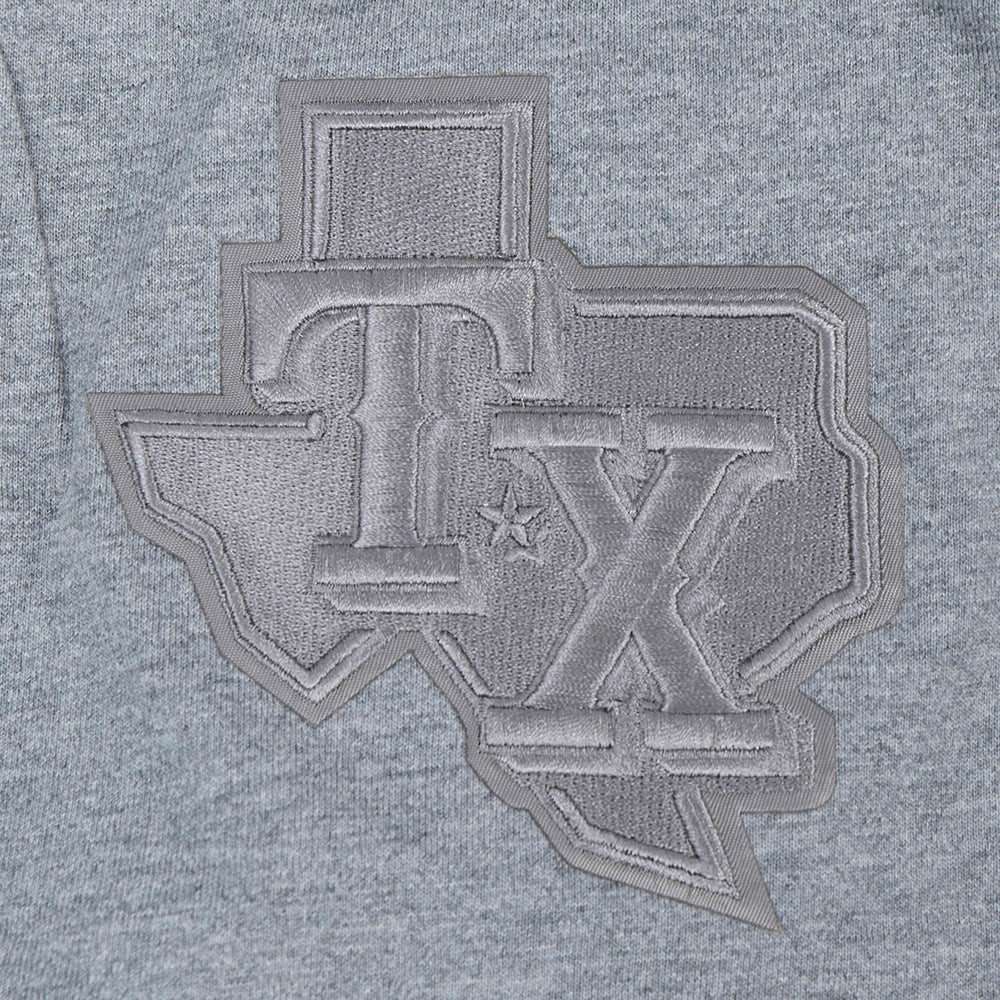 MLB TEXAS RANGERS NEUTRAL MEN'S  CJ DROP SHOULDER TOP (DARK HEATHER GRAY)