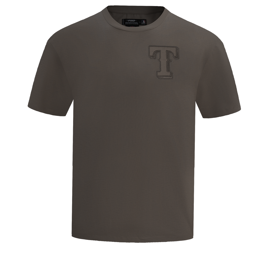 MLB TEXAS RANGERS NEUTRAL MEN'S  CJ DROP SHOULDER TOP (DARK TAUPE)