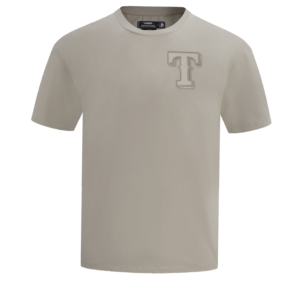 MLB TEXAS RANGERS NEUTRAL MEN'S  CJ DROP SHOULDER TOP (TAUPE)