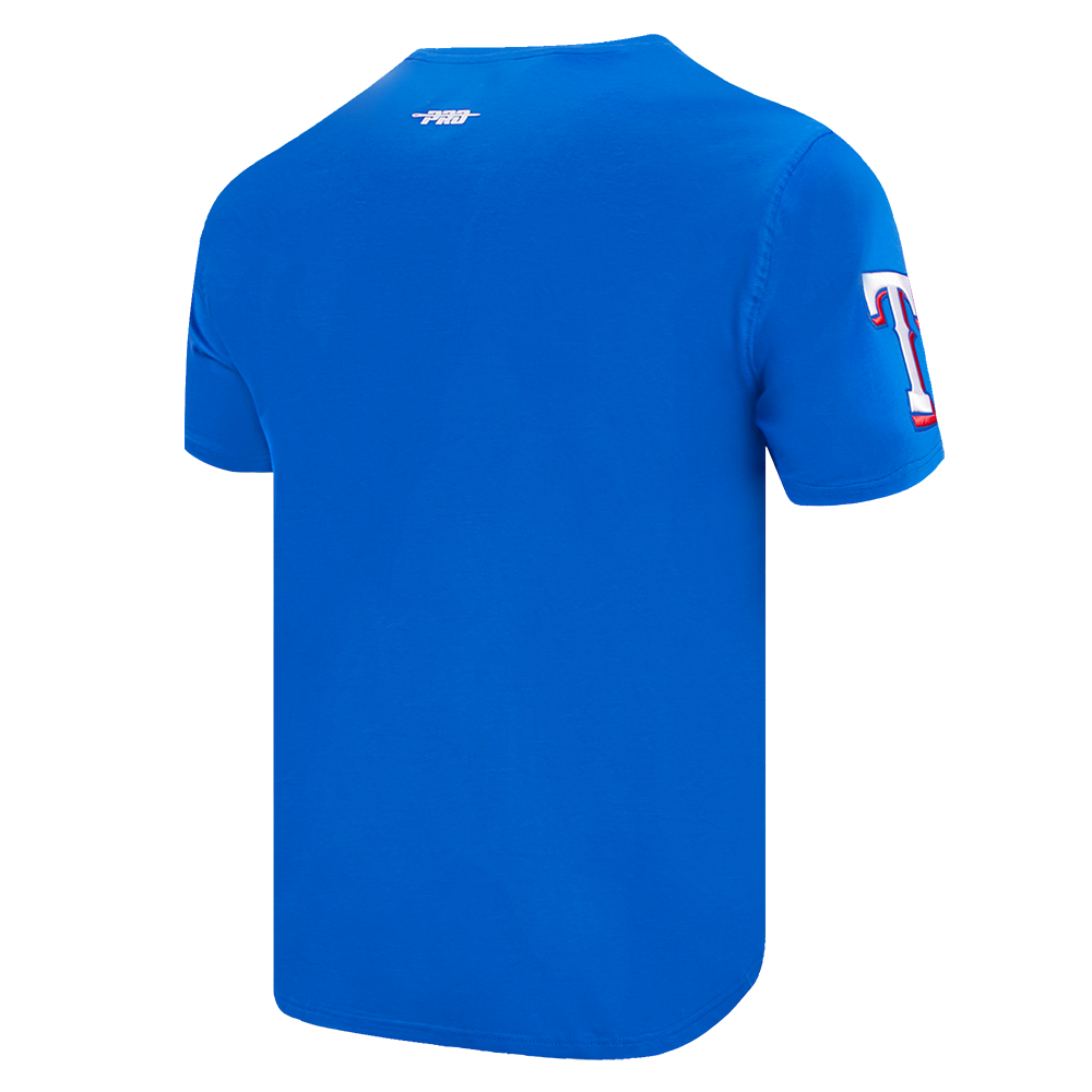 MLB TEXAS RANGERS SCRIPT TAIL HAUT EN JERSEY SIMPLE POUR HOMME (BLEU ROYAL)